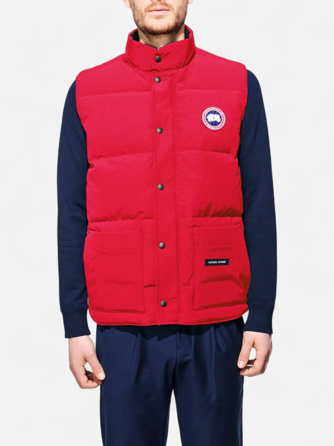 Canada Goose Miesten Liivi, Freestyle Crew Vest Punainen
