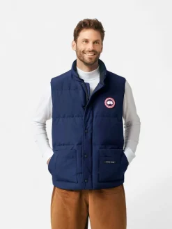 Canada Goose Miesten Liivi, Freestyle Crew Vest Tummansininen