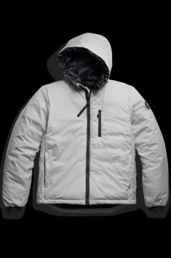 Canada Goose miesten takki Lodge Hoody - R - Black Disc, harmaa