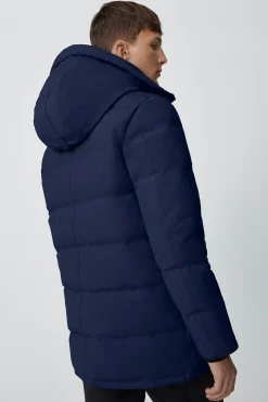 Canada Goose Miesten Untuvatakki, CARSON PARKA Tummansininen