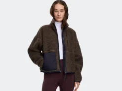 Canada Goose naisten fleecetakki SIMCOE FLEECE JACKET, tummanruskea