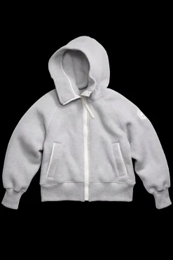 Canada Goose naisten fleecetakki CHILLIWALK FLEECE BOMBER, vaaleanharmaa