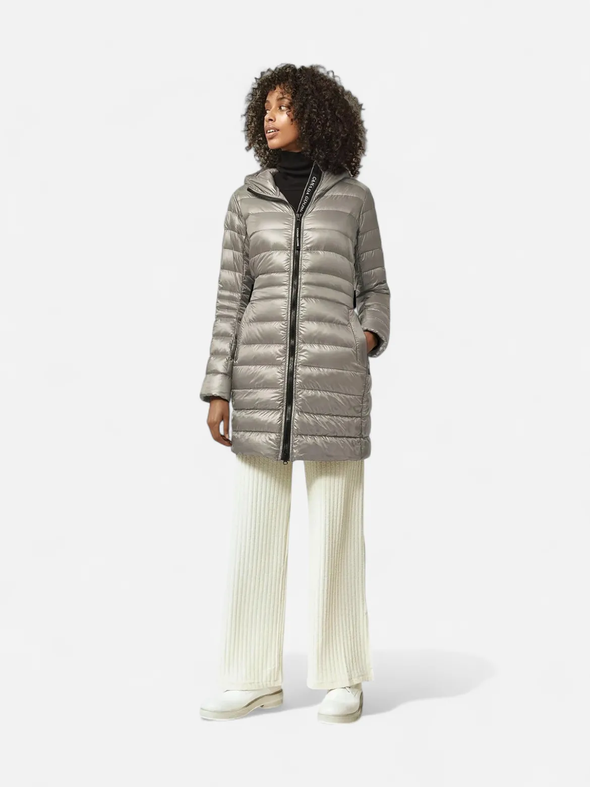 Canada Goose Naisten Kevytuntuvatakki, Cypress Hooded Jacket Kitti