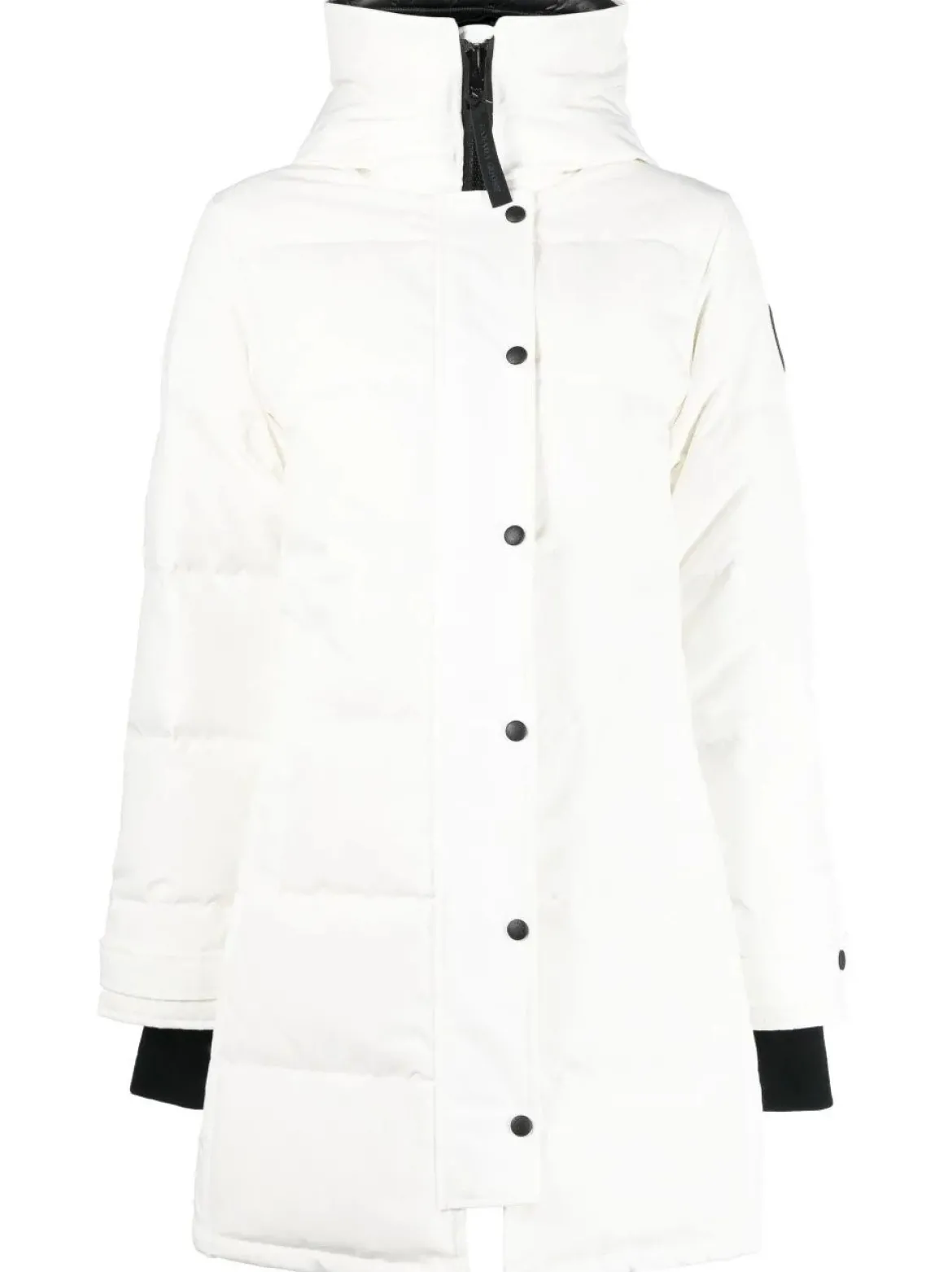 Canada Goose Naisten Untuvatakki, SHELBURNE PARKA-CR BLACK LABEL Valkoinen