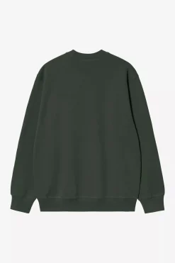 Carhartt miesten collegepaita Carhartt Sweatshirt, tummanvihreä