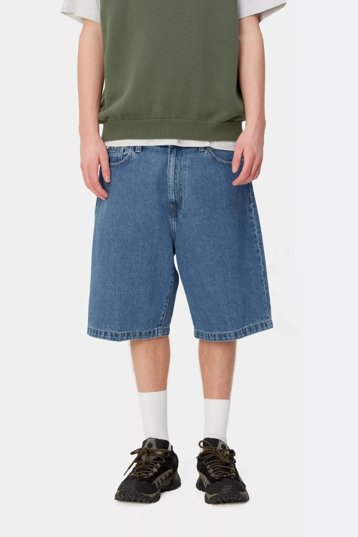 Carhartt miesten farkkushortsit Landon Shorts, Sininen, Indigo