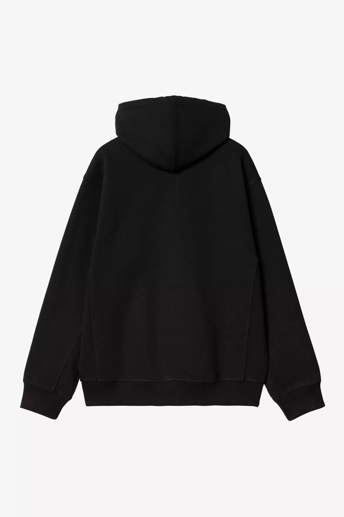 Carhartt miesten huppari Hooded American Script Jacket, musta