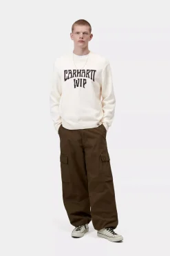 Carhartt miesten neulepusero Deck Sweater, luonnonvalkoinen
