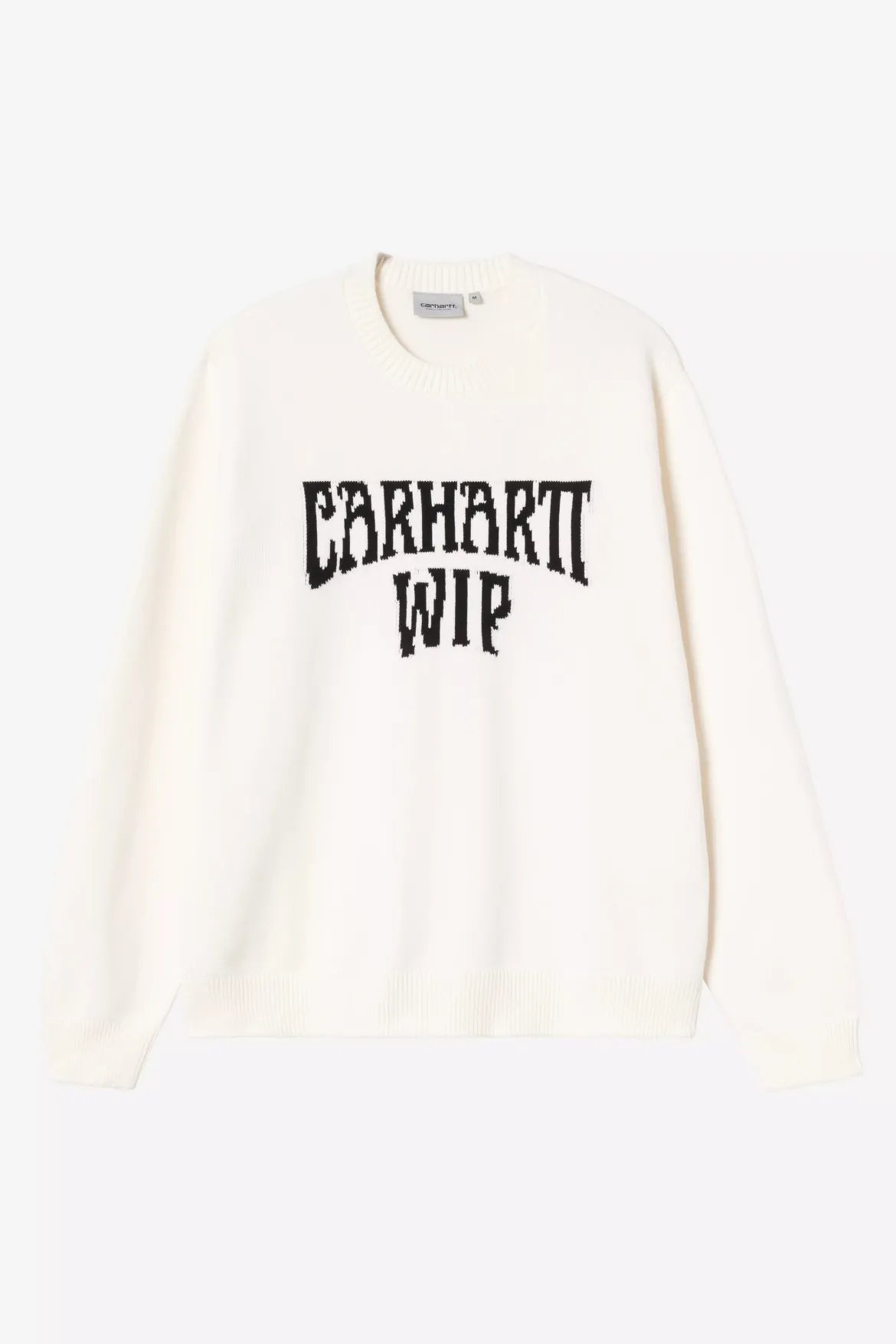 Carhartt miesten neulepusero Deck Sweater, luonnonvalkoinen