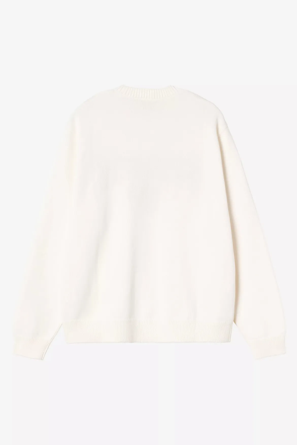 Carhartt miesten neulepusero Deck Sweater, luonnonvalkoinen