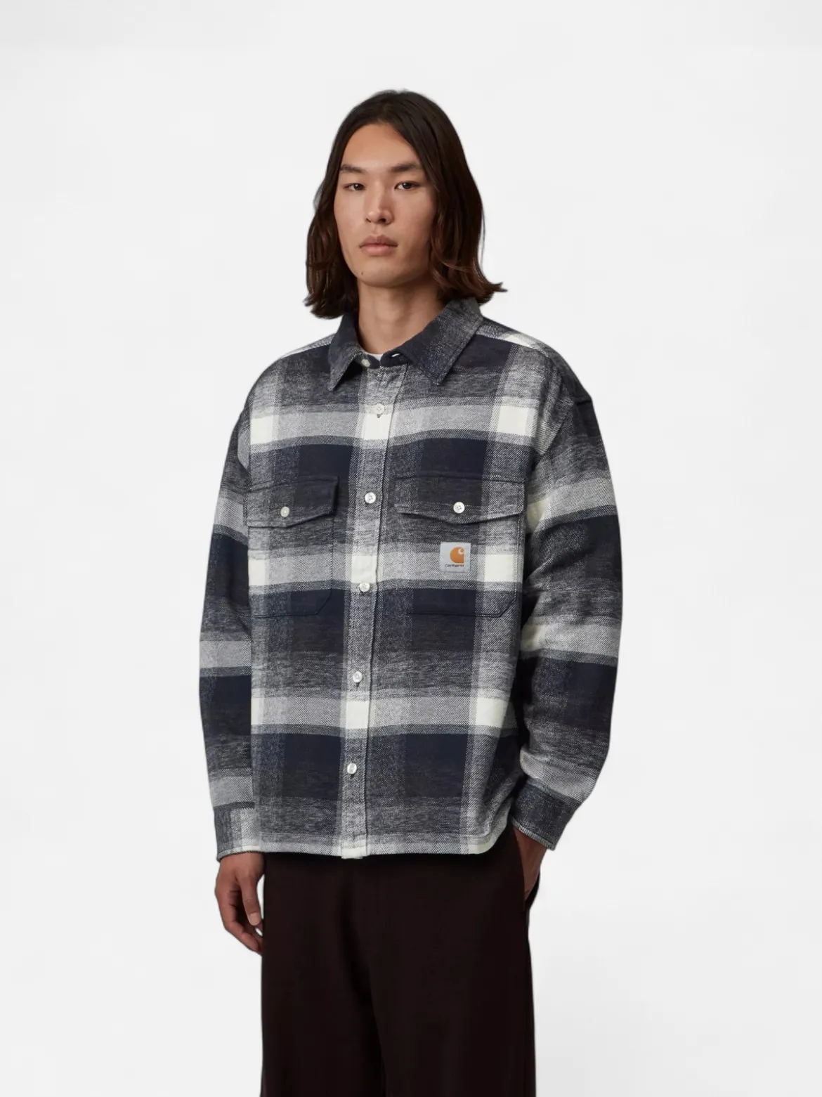 Carhartt miesten paitatakki Esterson, sininen ruutu