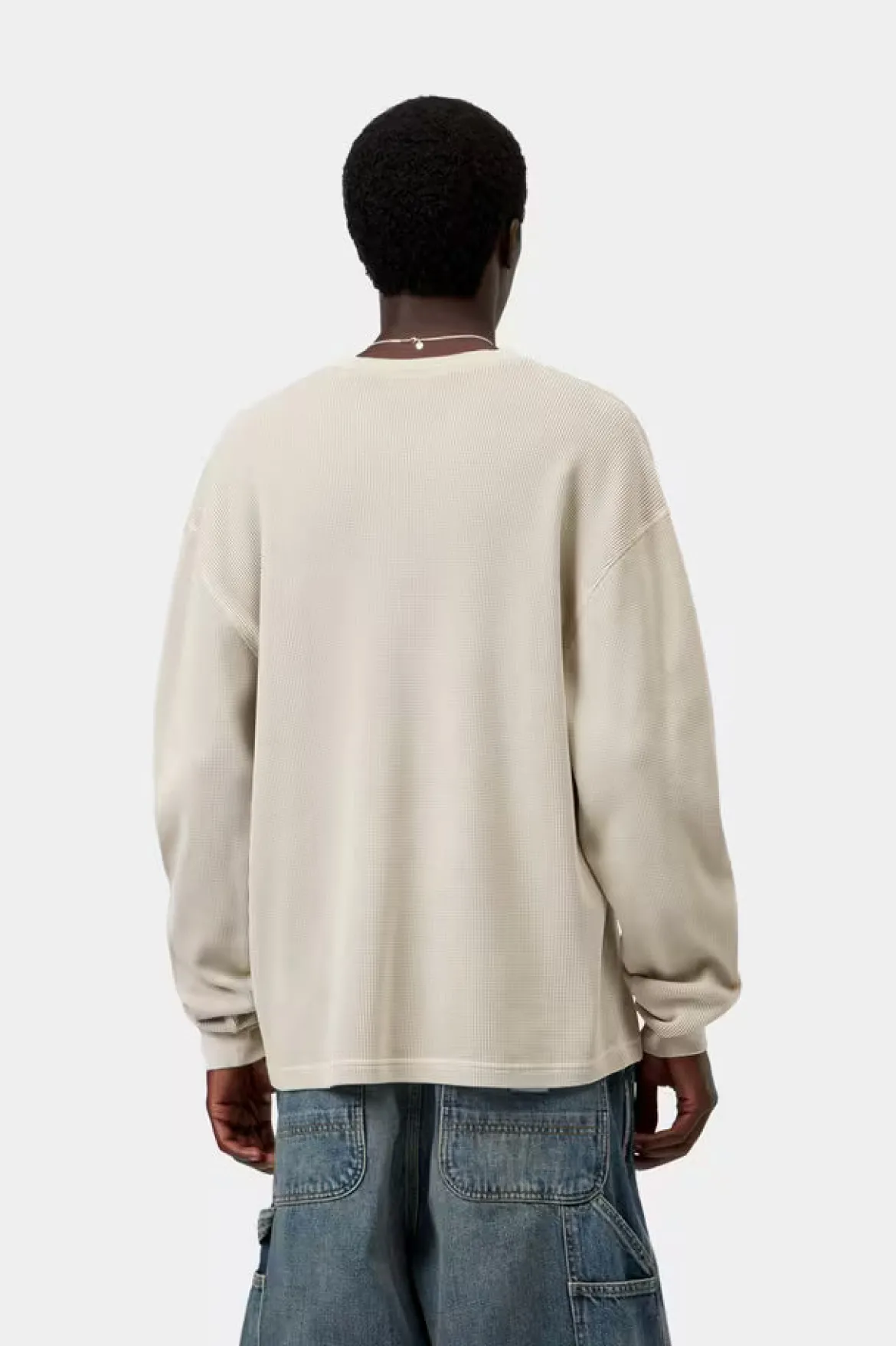 Carhartt miesten paita Vista Waffle T-Shirt, luonnonvalkoinen
