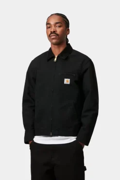 Carhartt miesten takki Detroit Jacket (Summer) Dearborn Canvas, musta