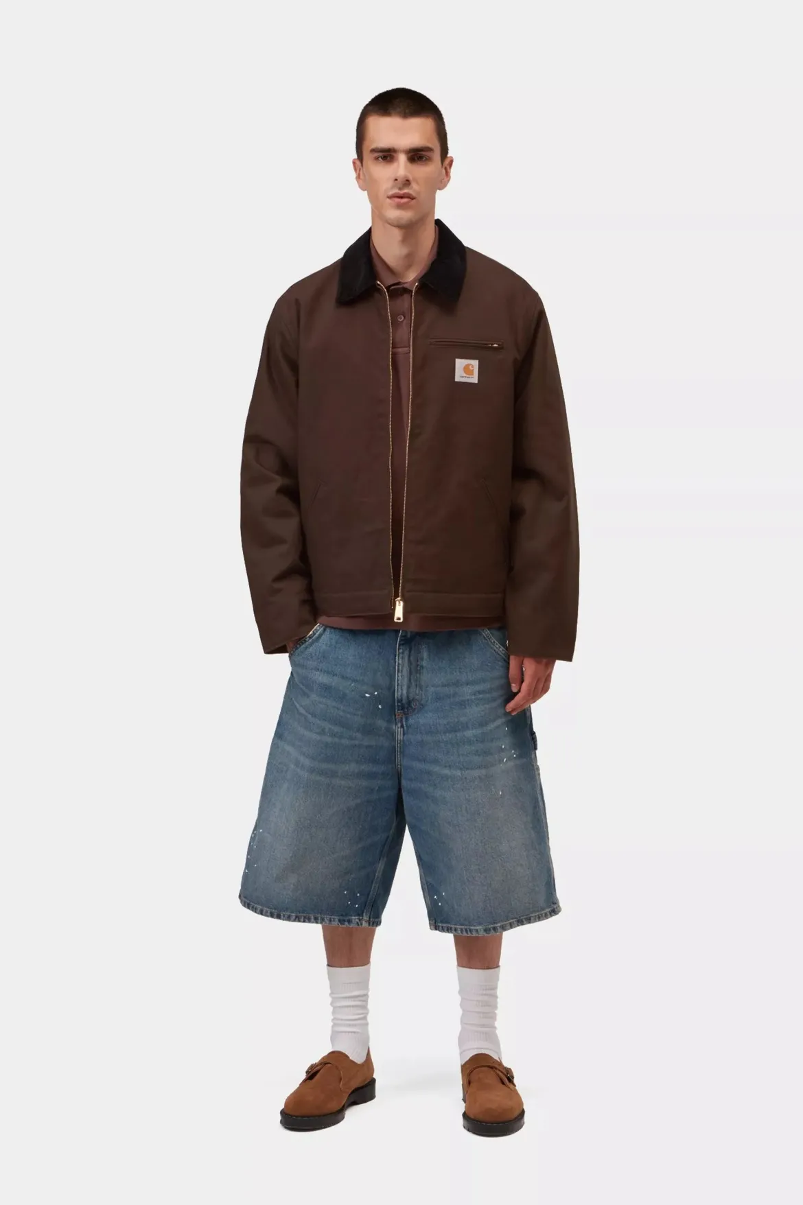 Carhartt miesten takki Detroit Jacket (Winter), tummanruskea