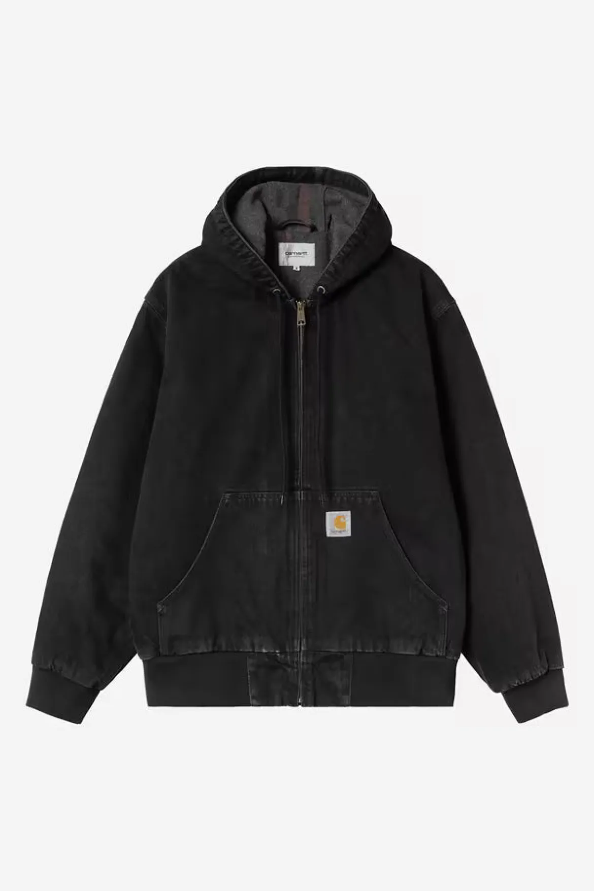 Carhartt miesten takki OG Active Jacket 'Smith' Denim WARMLINED, musta