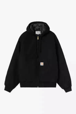 Carhartt miesten takki OG Active Jacket 'Dearborn' Canvas (Winter), musta