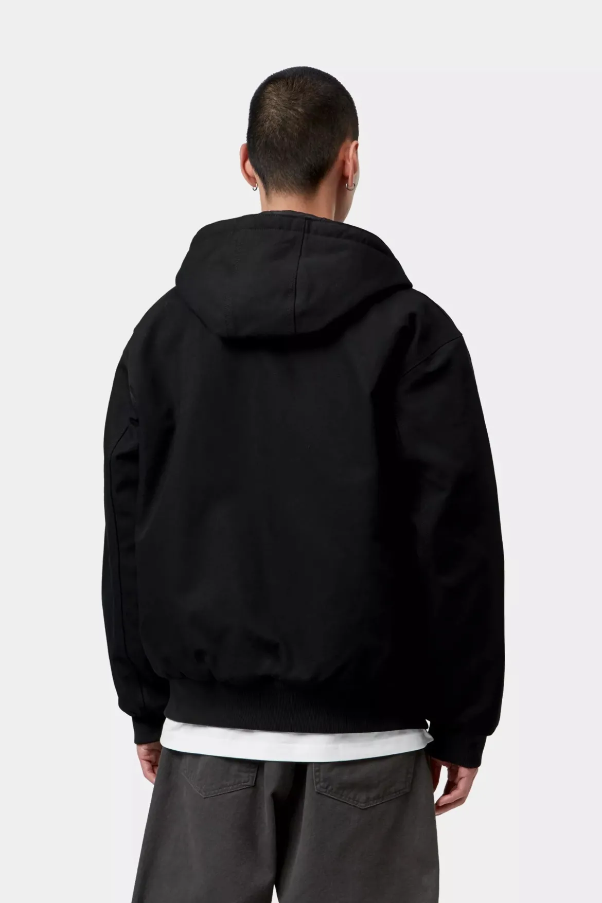 Carhartt miesten takki OG Active Jacket 'Dearborn' Canvas (Winter), musta