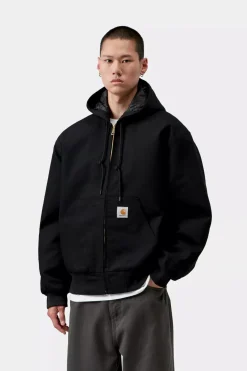Carhartt miesten takki OG Active Jacket 'Dearborn' Canvas (Winter), musta