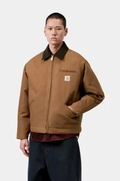 Carhartt miesten takki OG Detroit Jacket (Winter) 'Dearborn' Ca, konjakinruskea
