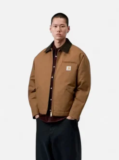 Carhartt miesten takki OG Detroit Jacket (Winter) 'Dearborn' Ca, konjakinruskea