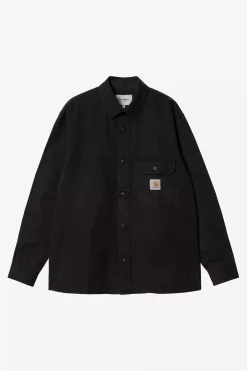 Carhartt miesten takki Reno Cotton Drill Overshirt Jacket, musta