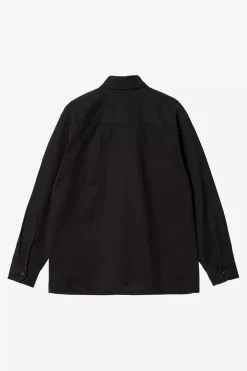 Carhartt miesten takki Reno Cotton Drill Overshirt Jacket, musta