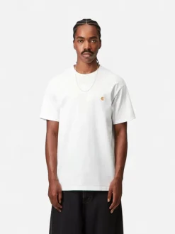 Carhartt miesten t-paita S/S Chase T-Shirt, valkoinen