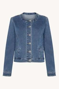 Claire naisten farkkutakki Eugenia Denim Jacket, sininen