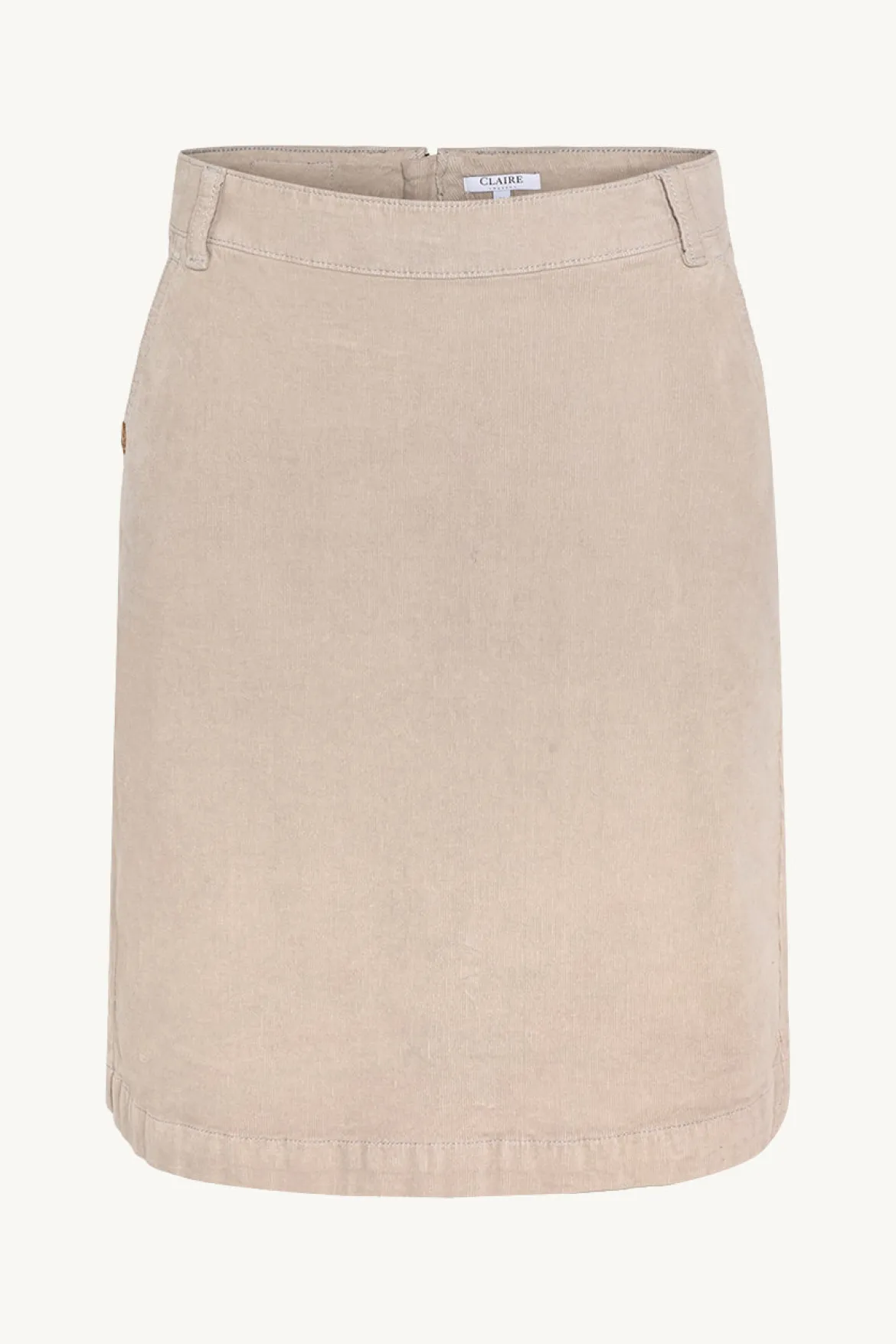 Claire naisten hame, NADIA SKIRT Vaalea Beige