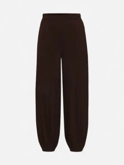 Claire naisten housut Talula Pants, tummanruskea