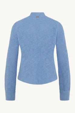 Claire Naisten neuletakki Celine Cardigan, keskisininen