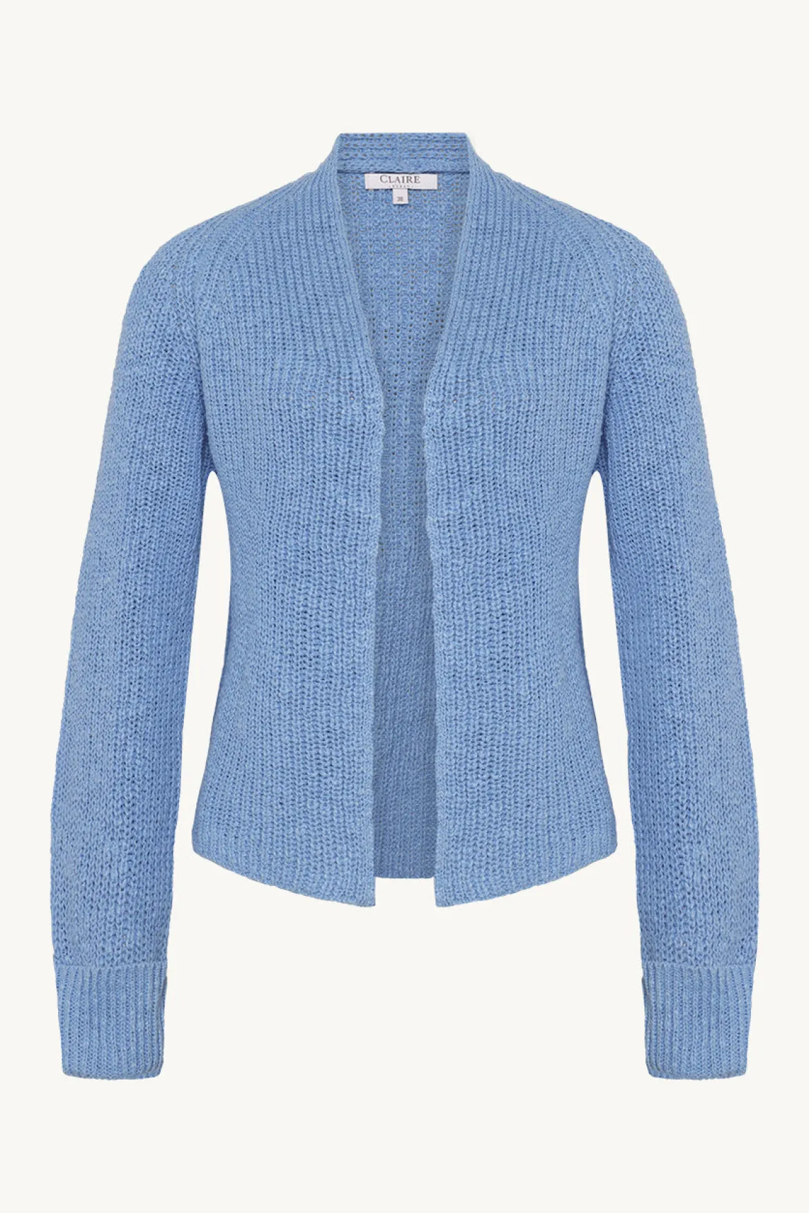 Claire Naisten neuletakki Celine Cardigan, keskisininen