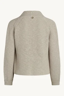 Claire Naisten neuletakki Celine Cardigan, vaalea beige