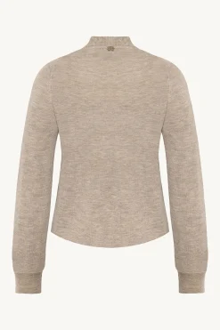 Claire Naisten Neuletakki, CELINE CARDIGAN 100% EASY CARE MERINO Hiekka