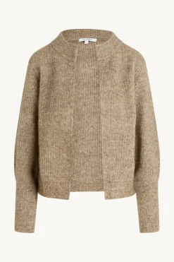 Claire Naisten Neuletakki CHELSEA Vaalea Beige