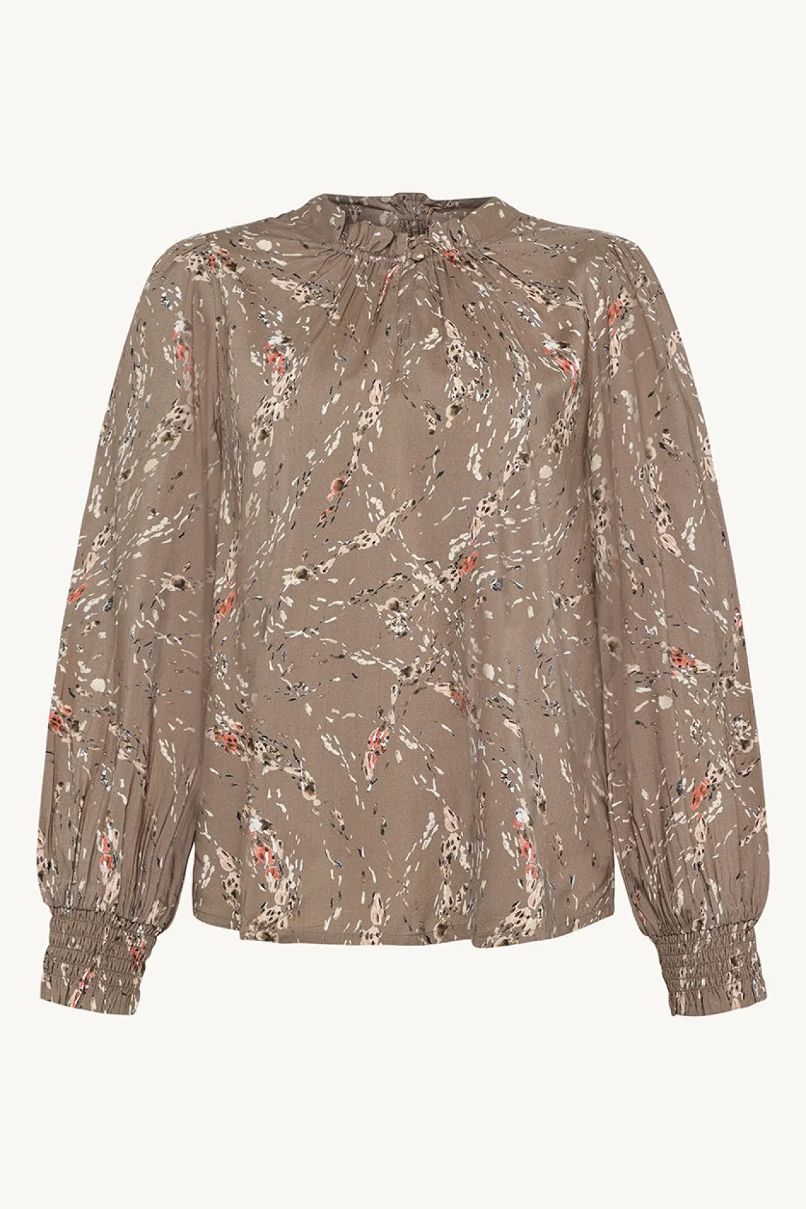 Claire naisten pusero Raquel, kuosillinen beige