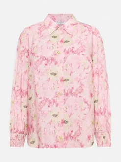 Claire naisten pusero Rhona Blouse, vaaleanpunainen kuosi