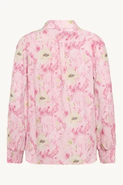 Claire naisten pusero Rhona Blouse, vaaleanpunainen kuosi