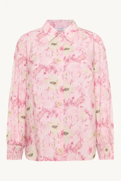 Claire naisten pusero Rhona Blouse, vaaleanpunainen kuosi