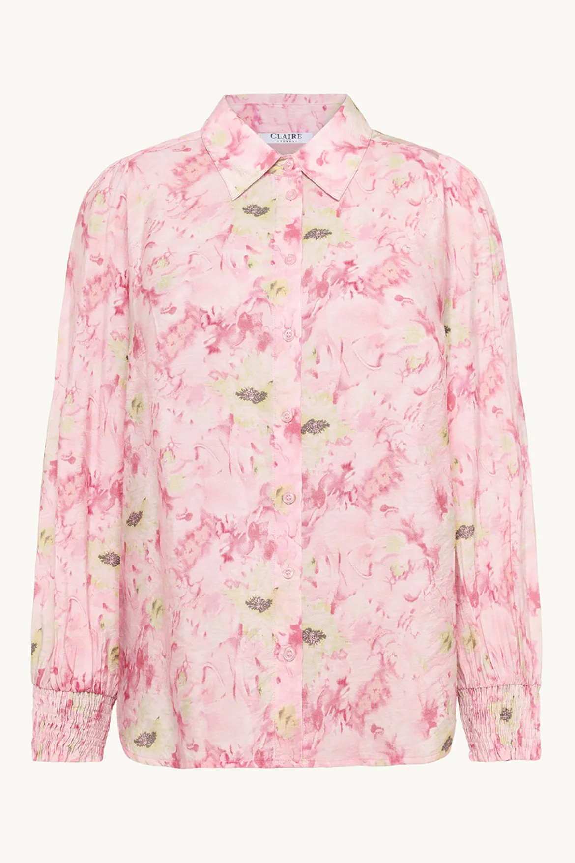 Claire naisten pusero Rhona Blouse, vaaleanpunainen kuosi