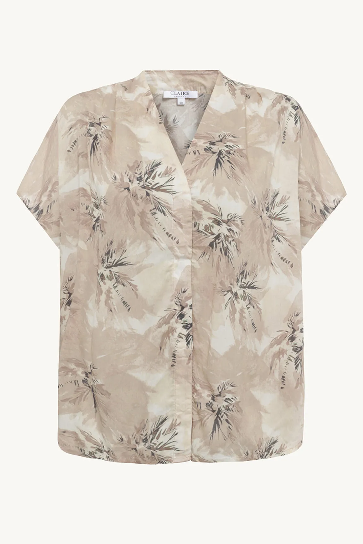 Claire naisten pusero Sandrine, kuosillinen beige
