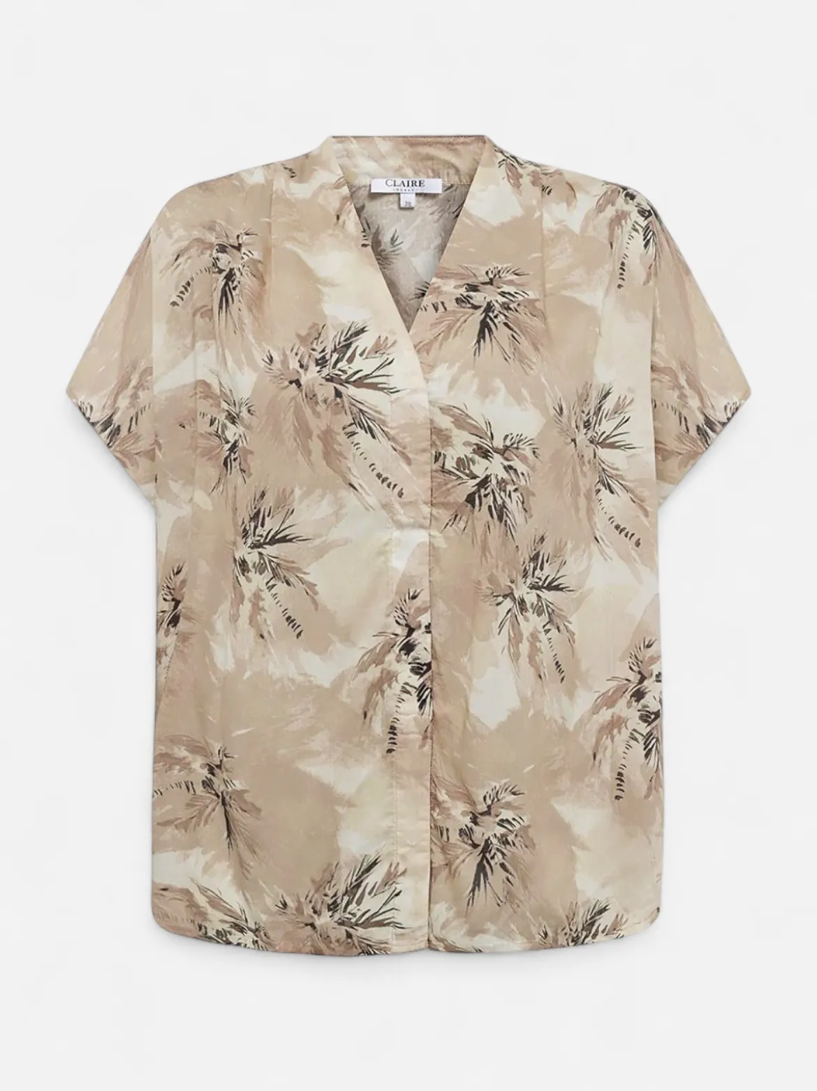 Claire naisten pusero Sandrine, kuosillinen beige