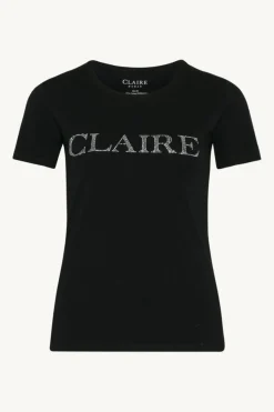 Claire naisten T-paita Allison Logo, musta