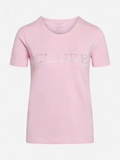 Claire naisten T-paita Allison Logo, vaaleanpunainen