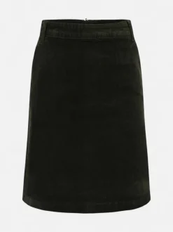 Claire samettihame Nadia Skirt, tummanvihreä