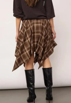 Co’Couture hame DagnyCC Check Tie Skirt, ruskea ruutu