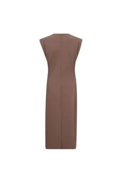 Co’Couture midimekko Falconcc Pleat Dress, harmaanruskea