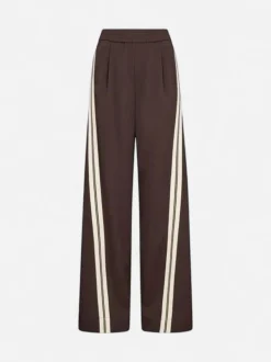 Co’Couture naisten housut AliniCC Double Panel Pant, tummanruskea