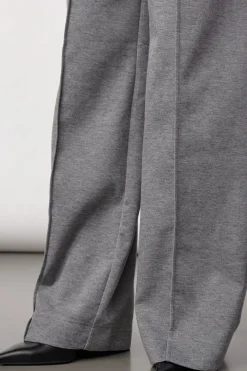 Co’Couture naisten housut Lancecc Crease Sweatpant, vaaleanharmaa meleerattu