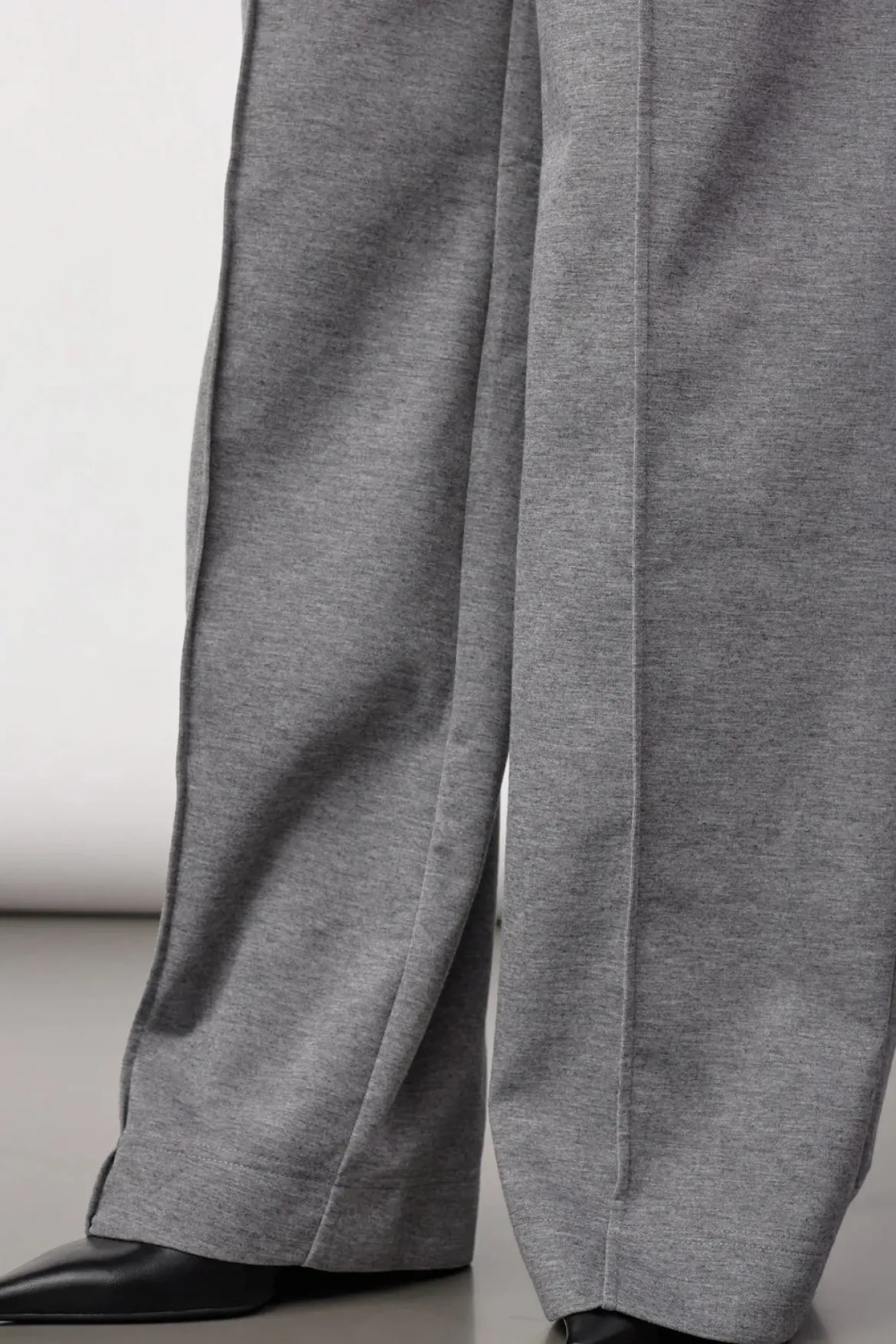 Co’Couture naisten housut Lancecc Crease Sweatpant, vaaleanharmaa meleerattu
